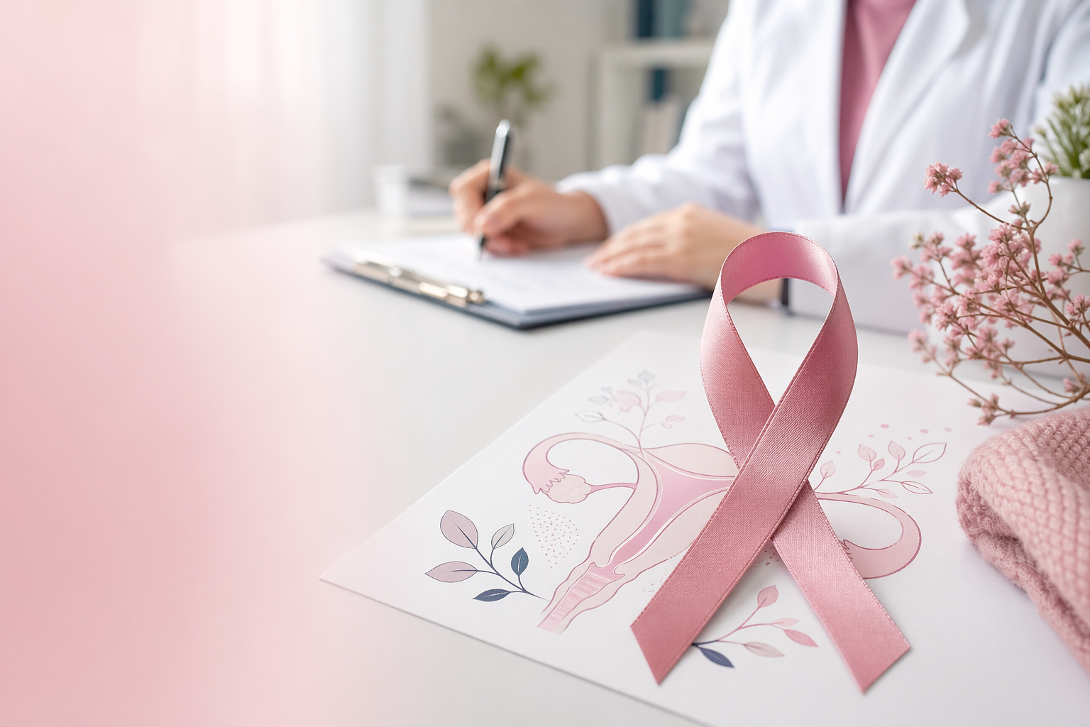 Endometriózis tudatossághoz kapcsolódó egészségügyi borítókép