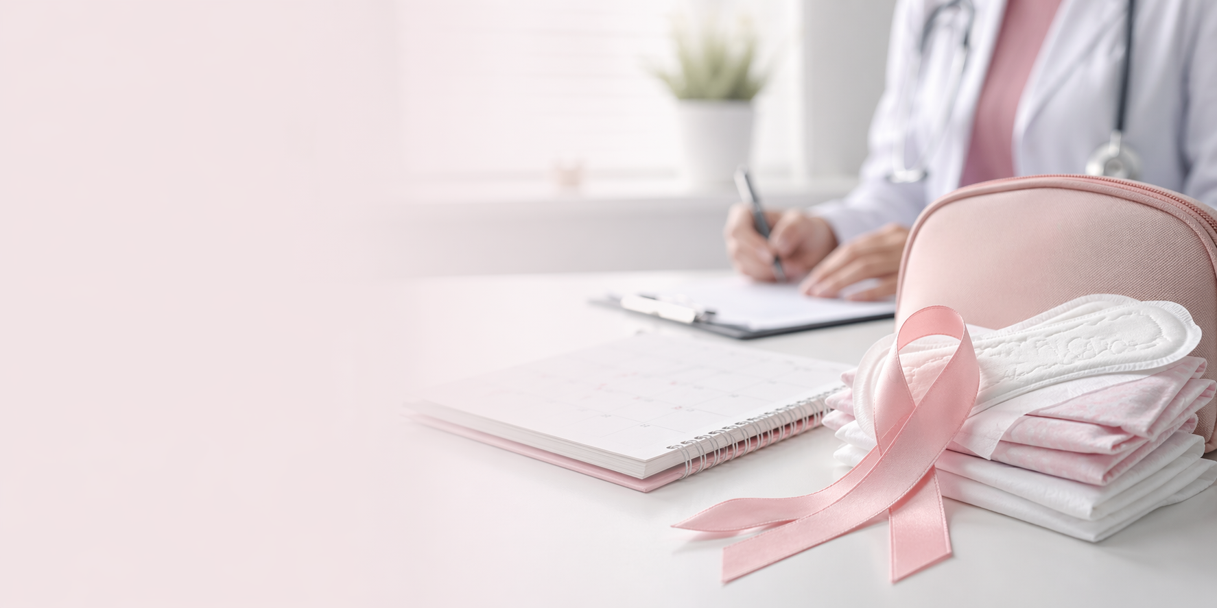 Menstruációs egészségtudatossághoz kapcsolódó egészségügyi borítókép