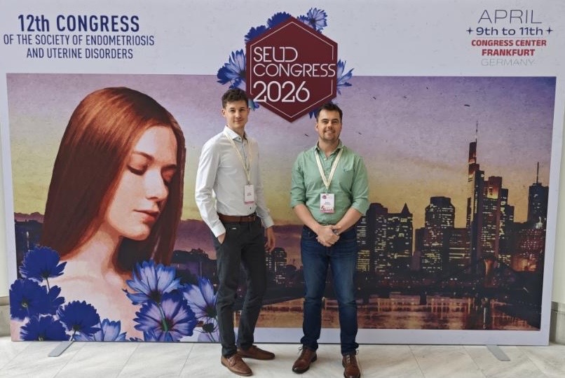Két szakorvos a SEUD Congress 2026 frankfurti helyszínén